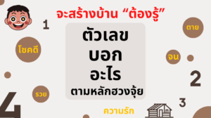 เลขที่บ้านกับฮวงจุ้ย