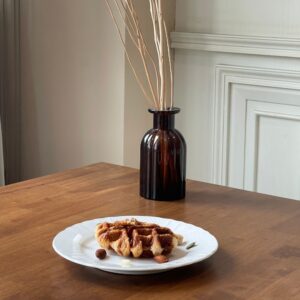 Walnut-Color-Square-Parawood-Front-View