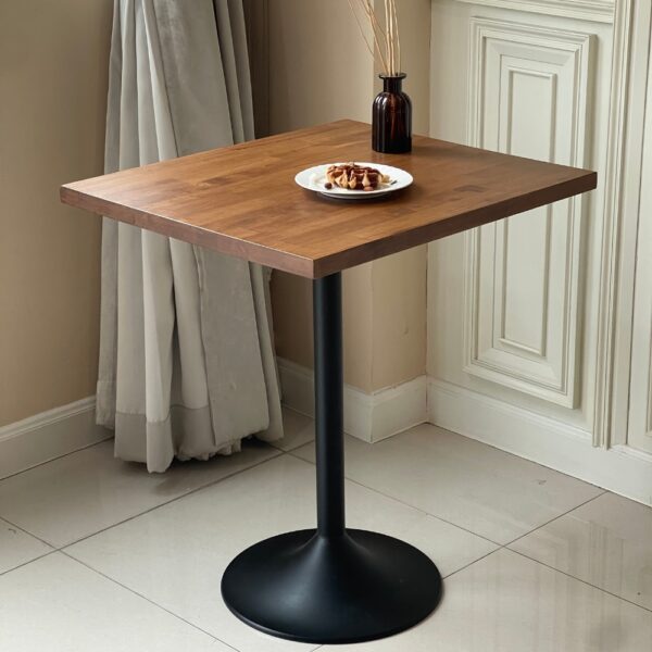 Walnut Color-Square Type-Parawood Table
